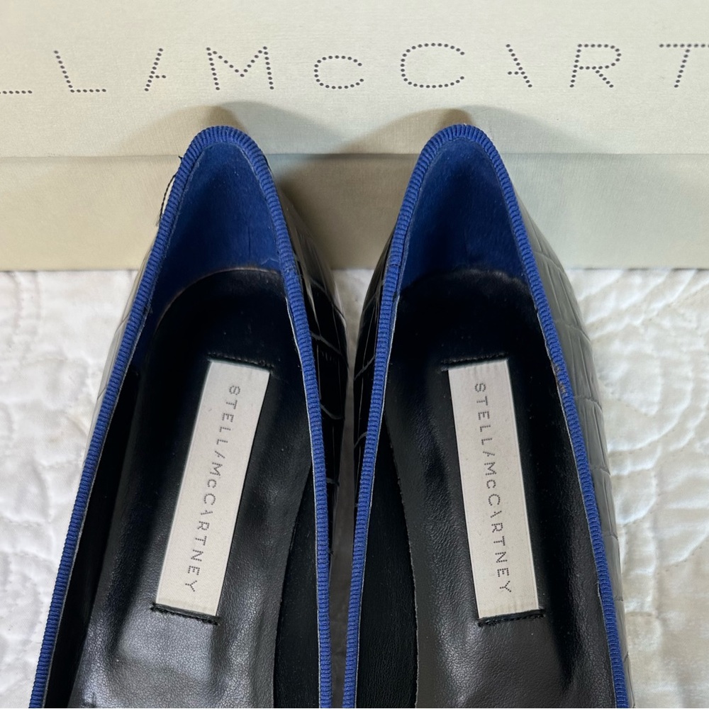 PRICE REDUCED!  Stella McCartney Blue Ballet Flats Size 8 (38 EU) - Picture 10 of 10